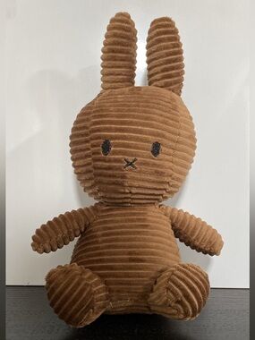 Corduroy Bunny Plush Stuffed Animal - Brown